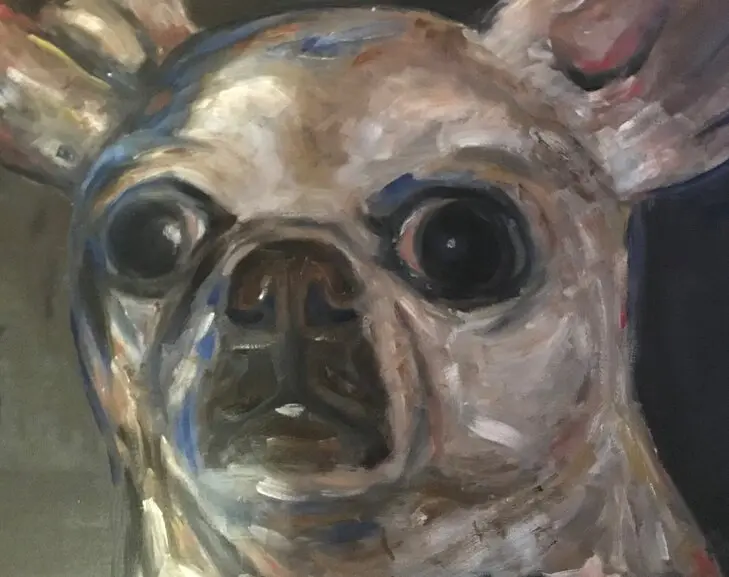 Chihuahua, olieverf van Ferry Breugem